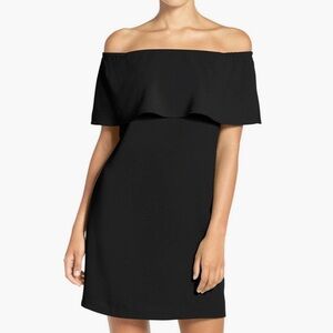 Chic Black Off-Shoulder Dress